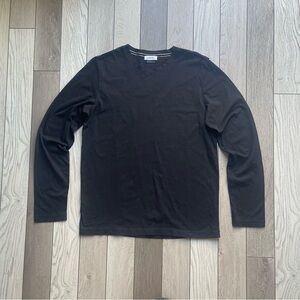 Versace Elegant Black Tee Long Slevee